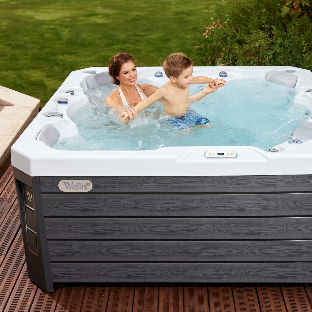 Wellis Prague Life hot tub – outdoor spa lifestyle