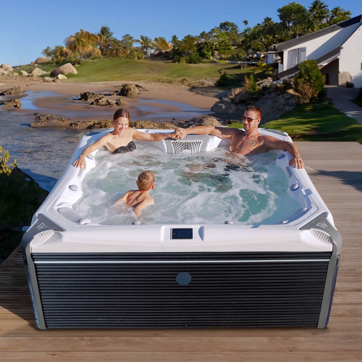 Wellis Elbrus Life Premium hot tub – outdoor spa lifestyle