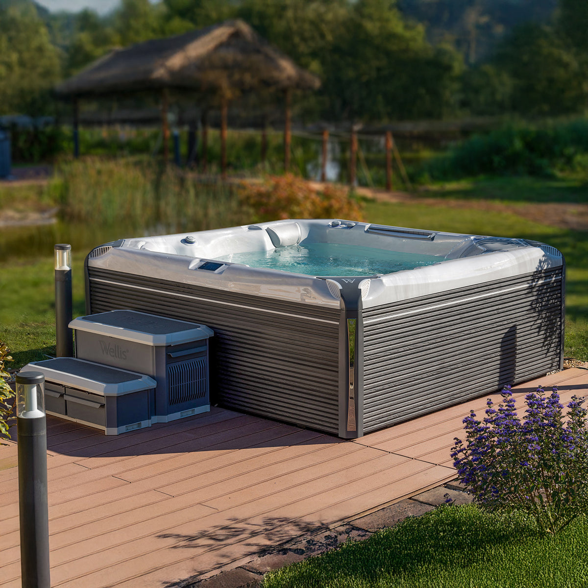Wellis Everest Life Deluxe hot tub – outdoor lifestyle