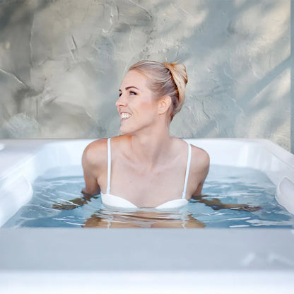 Iceland Duo Pro cold plunge and hot tub combo – outdoor wellness lifestyle