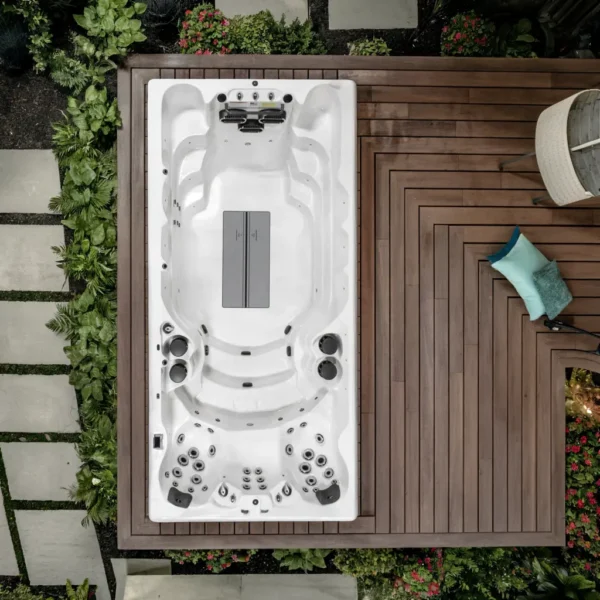 VM6 16-Foot Extra-Deep Pro Swim Spa - 5-Person Performance Training & Therapy Suite